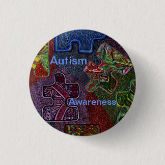 Autism Awareness 3 Cm Round Badge