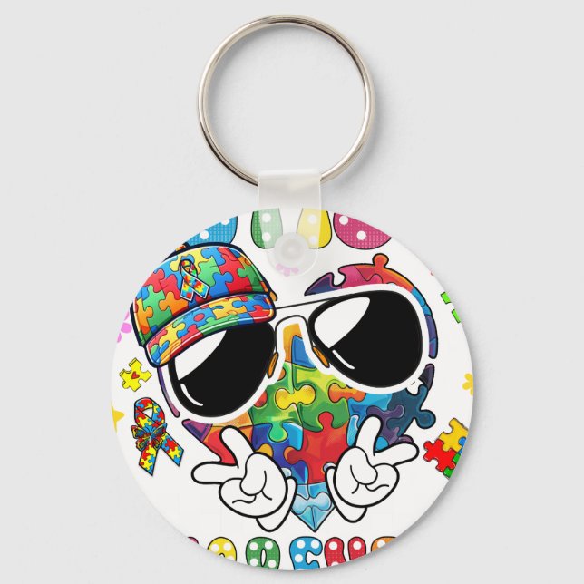 autism awareness (3 key ring (Front)