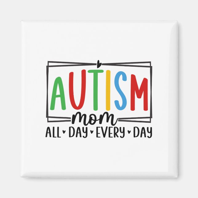 Autism Awareness 3  Magnet (Front)