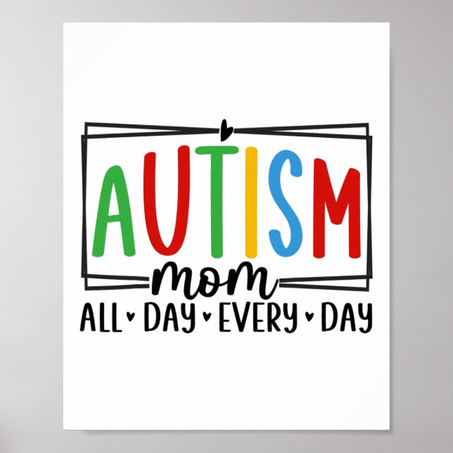 Autism Awareness 3  Poster (Front)
