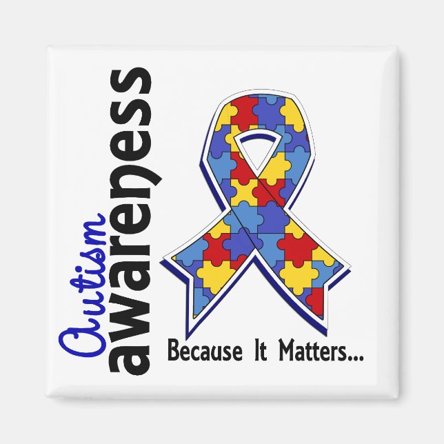 Autism Awareness 5 Magnet (Front)