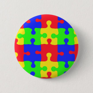 Autism Awareness 6 Cm Round Badge
