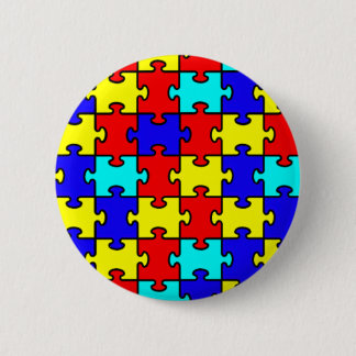 Autism Awareness 6 Cm Round Badge