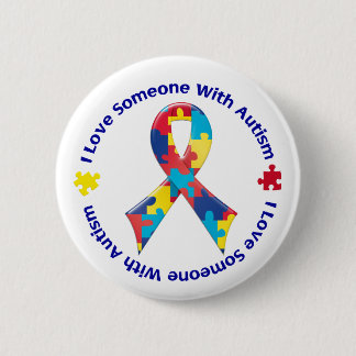 Autism Awareness 6 Cm Round Badge