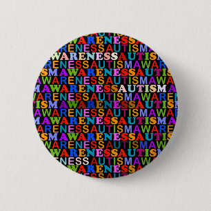 Autism Awareness 6 Cm Round Badge