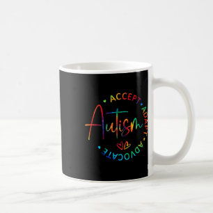 Autism Awareness Accept Adapt Advocate Autism Mum Coffee Mug