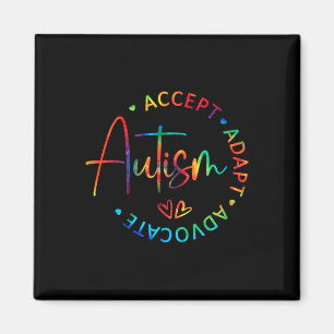 Autism Awareness Accept Adapt Advocate Autism Mum Magnet