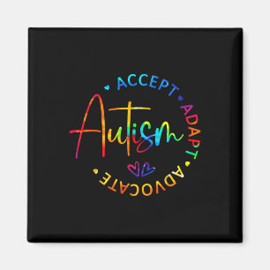 Autism Awareness Accept Adapt Advocate Autism Mum Magnet