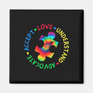 Autism Awareness Accept Adapt Advocate Autism Mum  Magnet