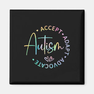 Autism Awareness Accept Adapt Advocate Autism Mum Magnet