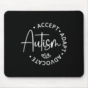 Autism Awareness Accept Adapt Advocate Autism Mum  Mouse Pad