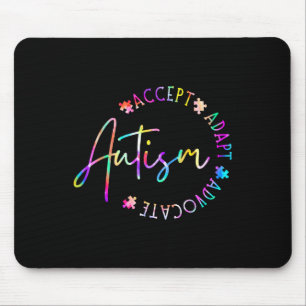 Autism Awareness Accept Adapt Advocate Autism Mum Mouse Pad