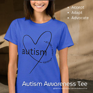Autism Awareness Accept Adapt Advocate T-Shirt