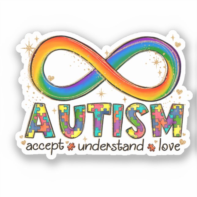 Autism Awareness Accept, Love, Understand (Front)
