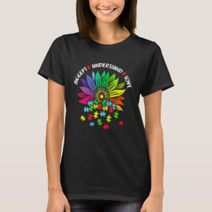 Autism Awareness Accept Understand Love Asd Rainbo T-Shirt