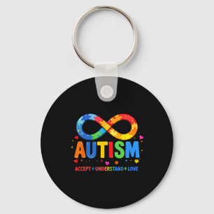 Autism Awareness Accept Understand Love Asd Suppor Key Ring