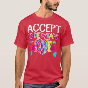 Autism Awareness Accept Understand Love ASD T-Shirt