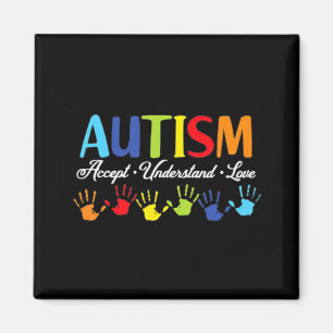 Autism Awareness Accept Understand Love Autism Mo Magnet