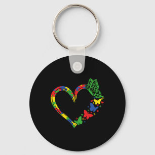 Autism Awareness Accept Understand Love Men Women Key Ring