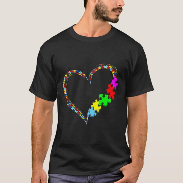 Autism Awareness Accept Understand Love Support Bl T-Shirt (Front)