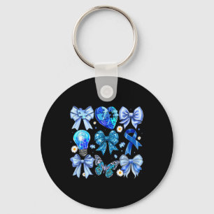 Autism Awareness Accept Understand Puzzle Blue Coq Key Ring