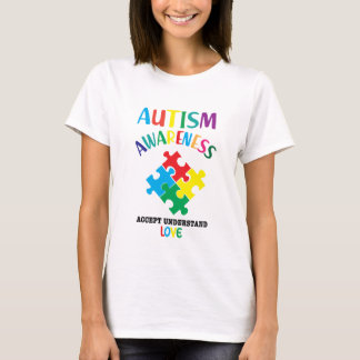 Autism Awareness ACCEPT UNDERSTAND Shirt Autism
