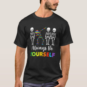 Autism Awareness Acceptance Always Be Yourself Wom T-Shirt