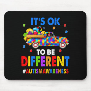 Autism Awareness Acceptance Boy Kid Its Ok To Be D Mouse Pad