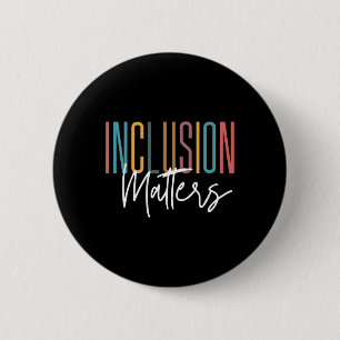 Autism Awareness Acceptance Inclusion Problems Wom 6 Cm Round Badge