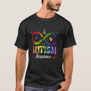 Autism Awareness Acceptance Infinity Symbol Advoca T-Shirt