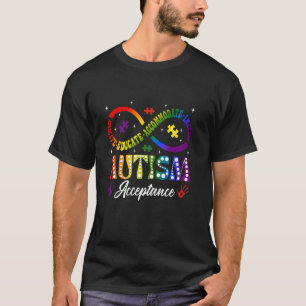 Autism Awareness Acceptance Infinity Symbol Advoca T-Shirt