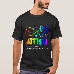 Autism Awareness Acceptance Infinity Symbol Men T-Shirt