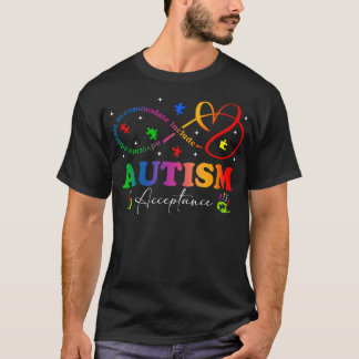 Autism Awareness Acceptance Infinity T-Shirt