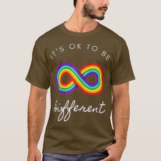 Autism Awareness Acceptance Its Ok To Be Different T-Shirt