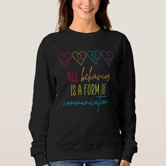 Autism Awareness Acceptance Neurodiversity Gifts W Sweatshirt (Front)
