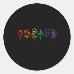 Autism Awareness Acceptance Neurodiversity Is Beau Classic Round Sticker