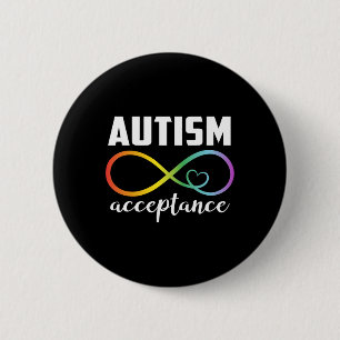Autism Awareness Acceptance Shirt Autism Awareness 6 Cm Round Badge