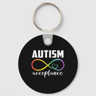 Autism Awareness Acceptance Shirt Autism Awareness Key Ring
