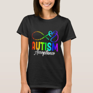 Autism Awareness Acceptance Shirt Infinity Symbol