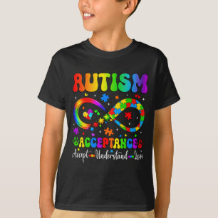 Autism Awareness Acceptance Shirt Infinity Symbol