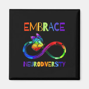 Autism Awareness Acceptance Shirt Infinity Symbol Magnet