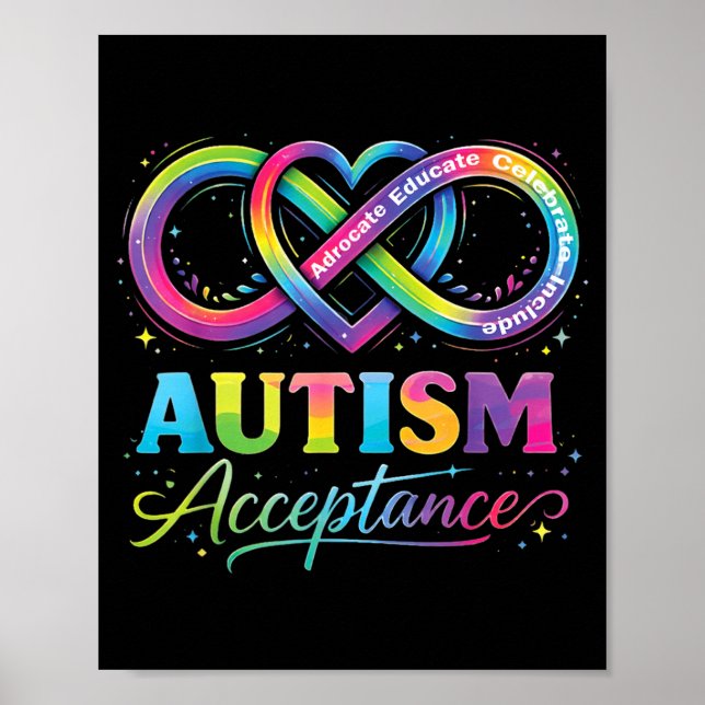 Autism Awareness Acceptance Special Education Poster (Front)