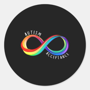 Autism Awareness Acceptance Special Education Teac Classic Round Sticker