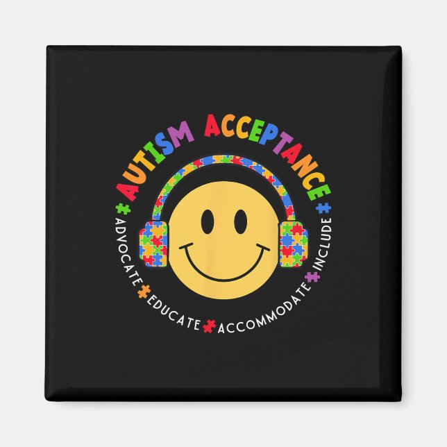 Autism Awareness Acceptance Special Education Teac Magnet (Front)