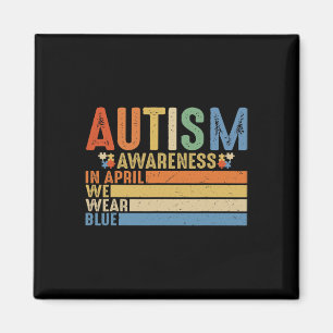 Autism Awareness Acceptance Women Kid Its Ok To Be Magnet