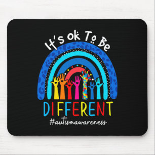 Autism Awareness Acceptance Women Kid Its Ok To Be Mouse Pad