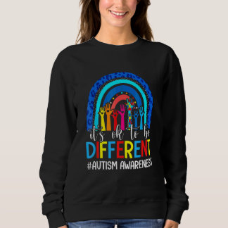 Autism Awareness Acceptance Women Kid Its Ok To Be Sweatshirt