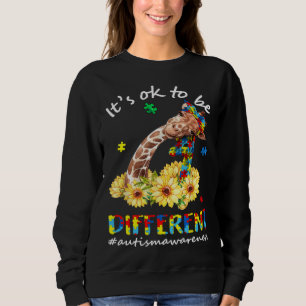 Autism Awareness Acceptance Women Kid Its Ok To Be Sweatshirt