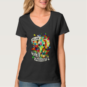 Autism Awareness Acceptance Women Kid Its Ok To Be T-Shirt