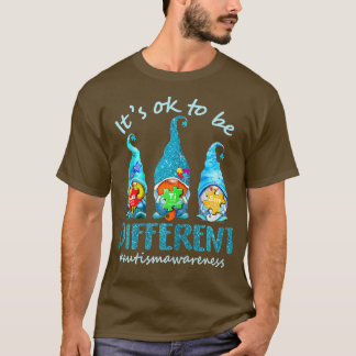 Autism Awareness Acceptance Women Kid Its Ok To Be T-Shirt